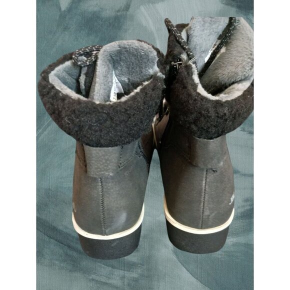 Jambu JBU W Black Waterproof Lace-Up Boots With Memory Foam Footbed size 7.5M - Picture 2 of 15